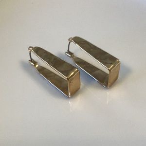 Matte Gold Texture Earrings